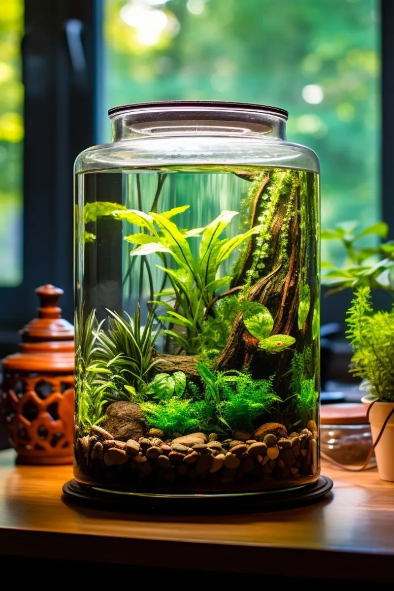 Nghệ thuật trang trí bể mini