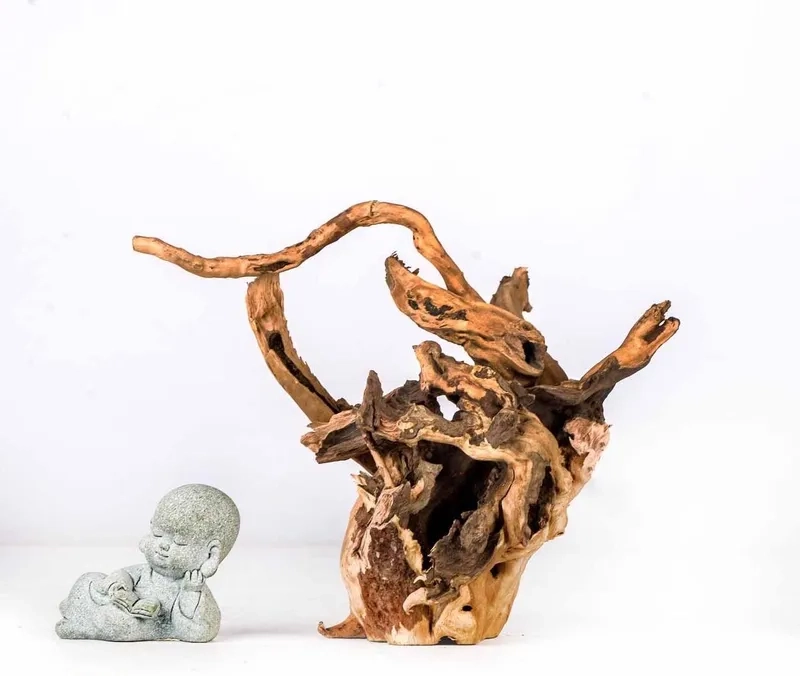 Mẫu lũa đỗ quyên dán rêu mượt