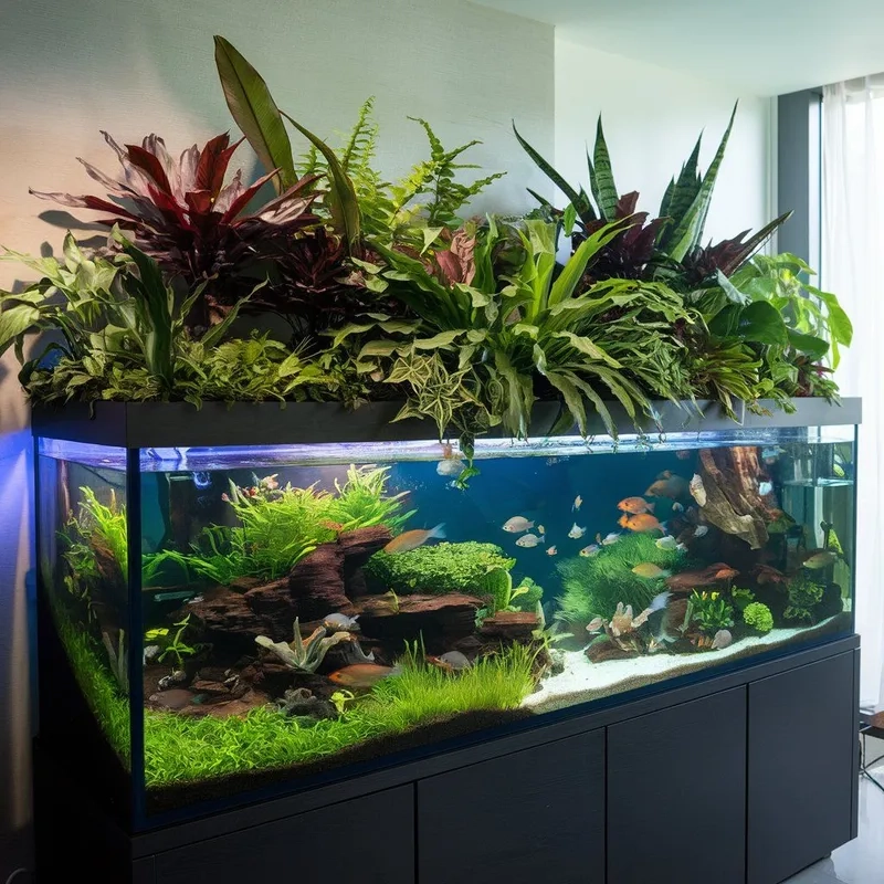 Các loại cây trung cảnh hồ Hà Lan màu