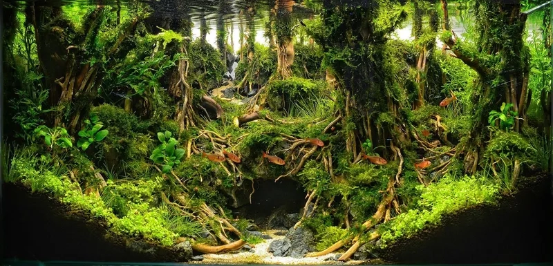 Kỹ thuật tạo chiều sâu hồ rừng sâu